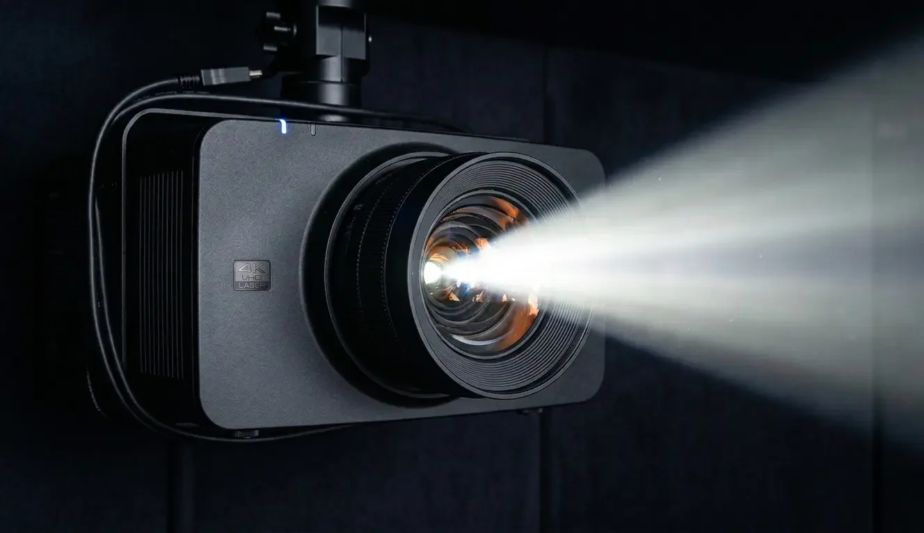 Room has windows? Correctly choosing a home theater projector is essential: ambient light, screen choice, and throw distance.