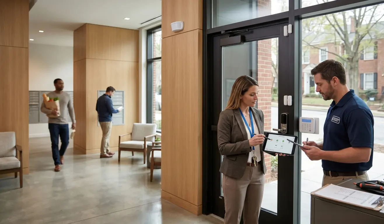 Learn how property managers can prevent false alarms smart security systems may create with better sensor placement, and smart lock integration.