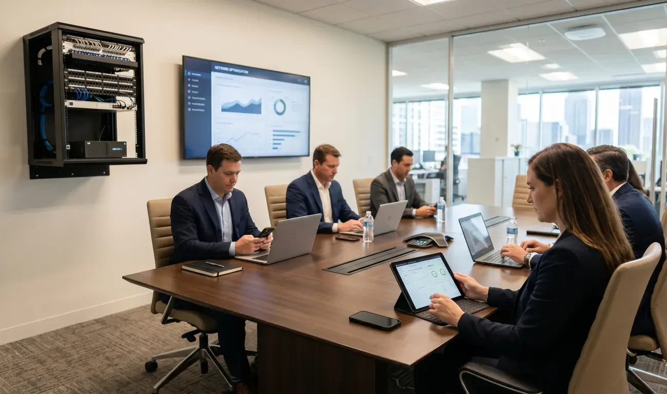 Commercial Guest Wi-Fi Performance slows office networks, how VLANs and bandwidth controls help, redesign commercial Wi-Fi.