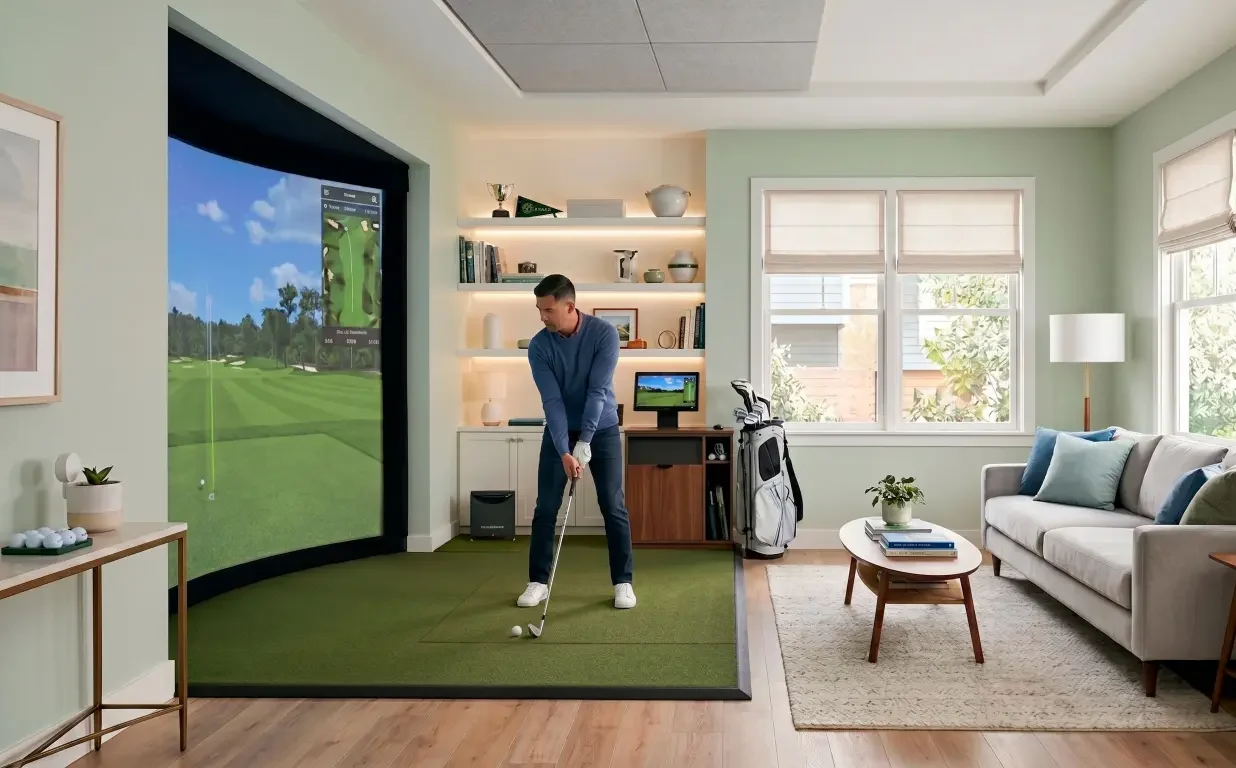 Golf simulator noise reduction for shared spaces. Control impact, vibration, and sound before complaints affect dining or lounge areas.