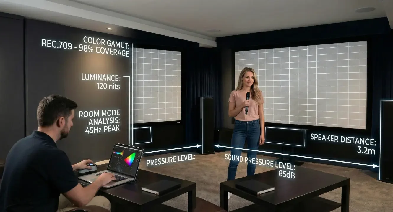 Learn what room calibration changes, its limits, and how it compares to acoustic treatment—Room Calibration for Home Theater